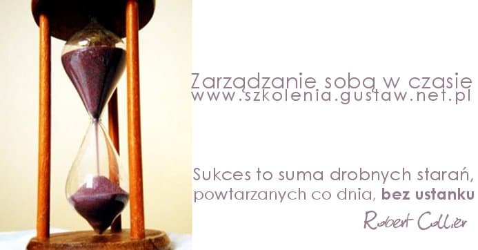 Zarządzanie sobą w czasie i efektywna organizacja pracy - szkolenie