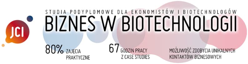 Biznes w biotechnologii Uniwersytet Jagielloński studia podyplomowe