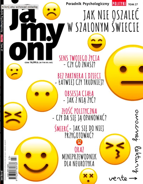 Ja My Oni, Poradnik Psychologiczny Polityki - tom 27 - pozytywna psychologia porażki